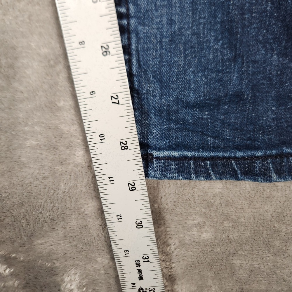 Calvin Klein Jeans Women's 49X29 (Tag 50X30) High-Rise Straight Leg Blue 41AN785 - Picture 4 of 16